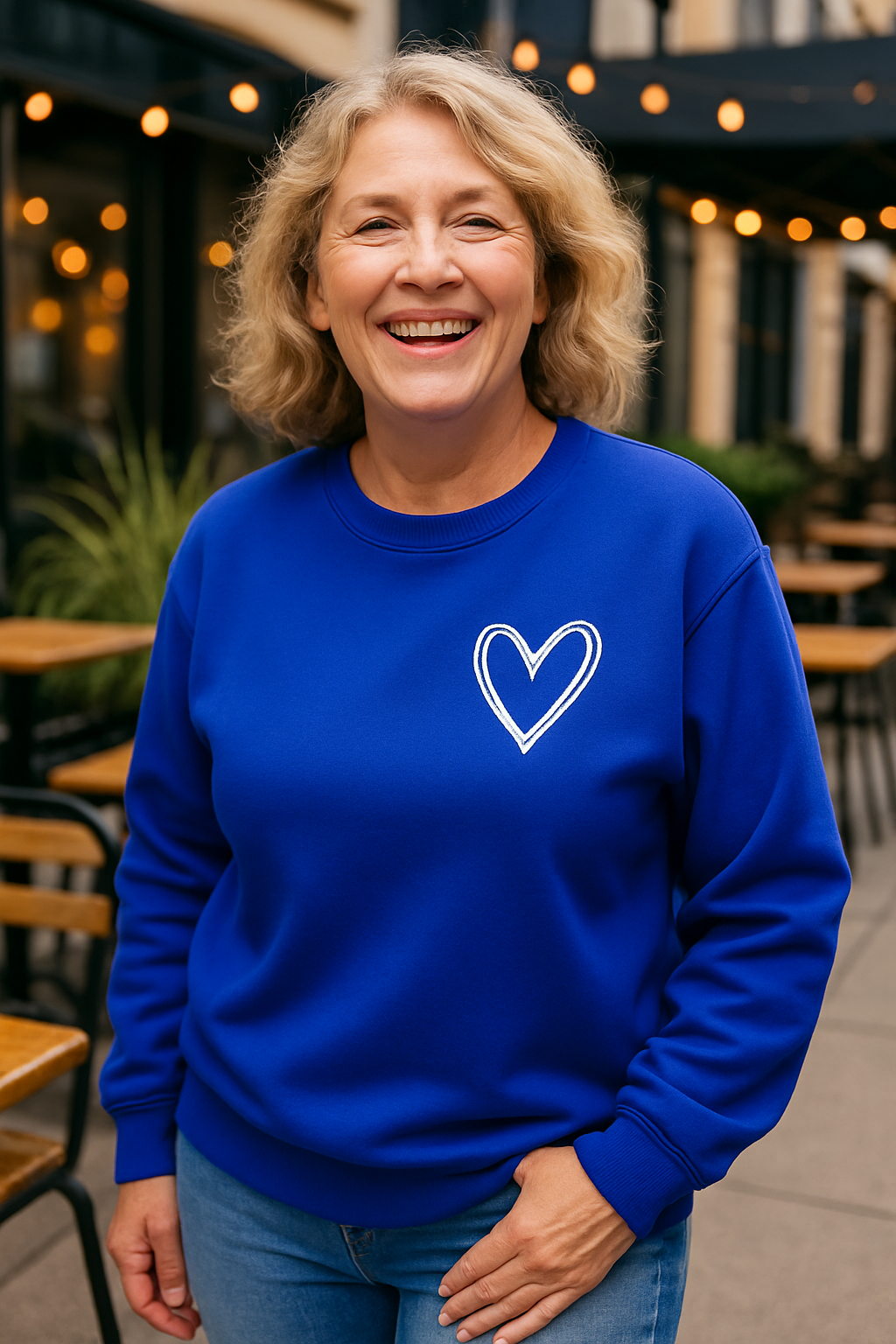 June |  Heart Detail Jumper - Comfort, Style and Softness