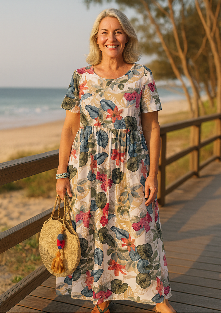 Isabella | Breezy Floral Maxi Dress – Where Comfort Meets Confidence (S-5XL)