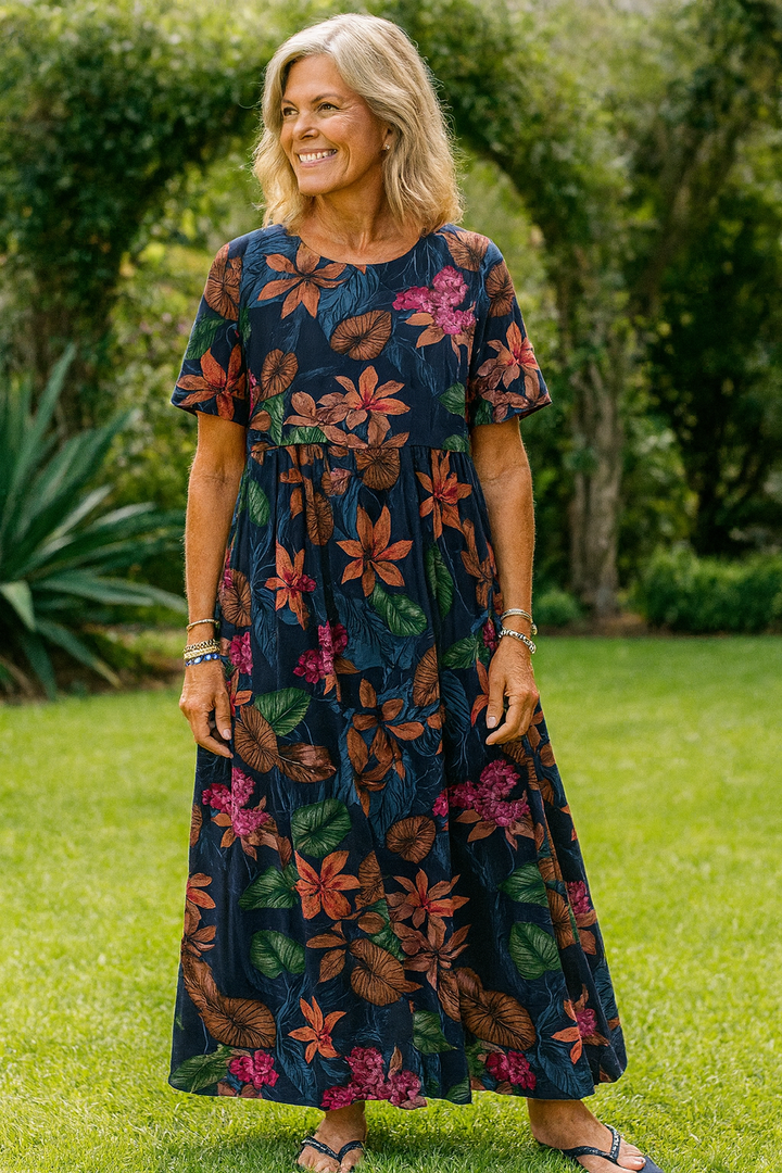 Isabella | Breezy Floral Maxi Dress – Where Comfort Meets Confidence (S-5XL)
