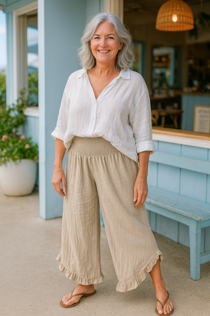 May | Cotton-Linen Ease Pants