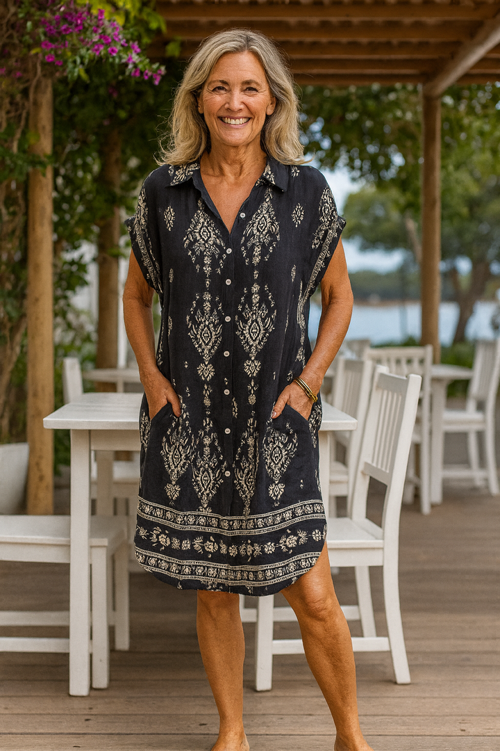 Joan | Boho Dress ( Cotton-Linen )