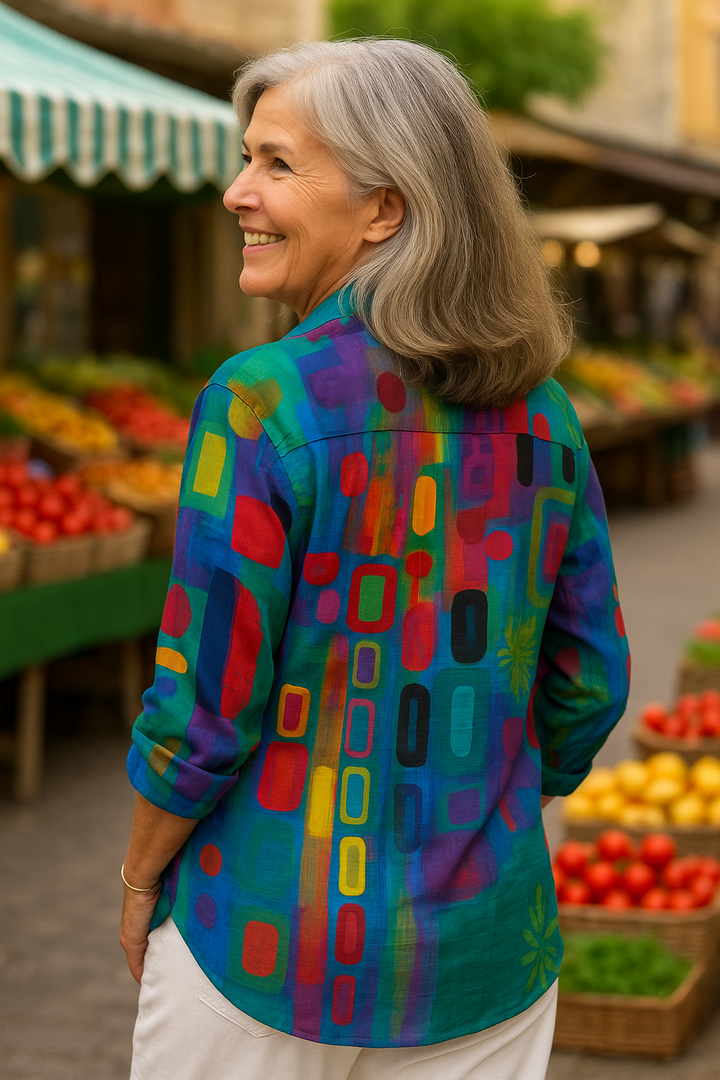 Ambrosine | Artistic Blouse - Effortless, Unapologetically You