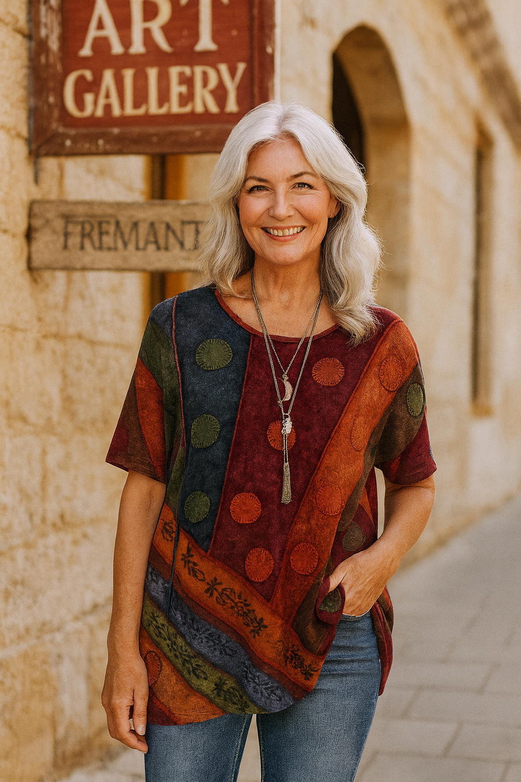 Frances | Artistic Top – Flows Gently, Flatters Beautifully