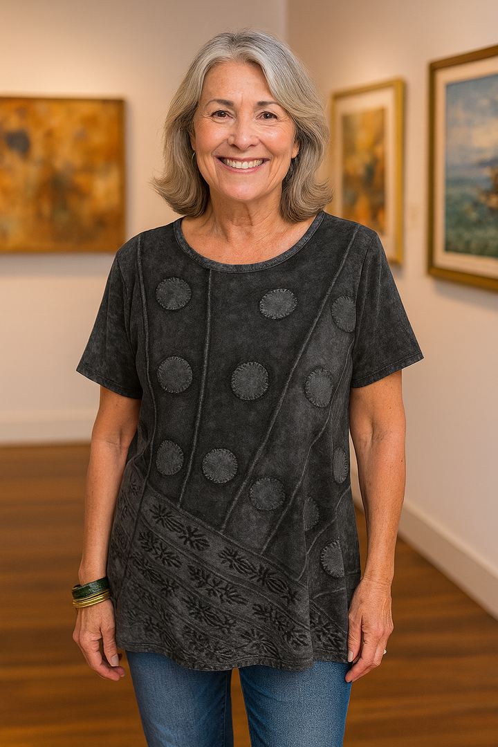 Frances | Artistic Top – Flows Gently, Flatters Beautifully