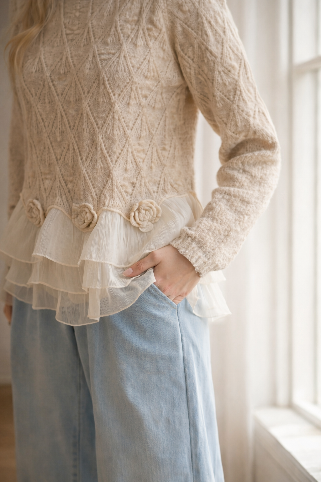 Winifred - Ruffle Cardigan™