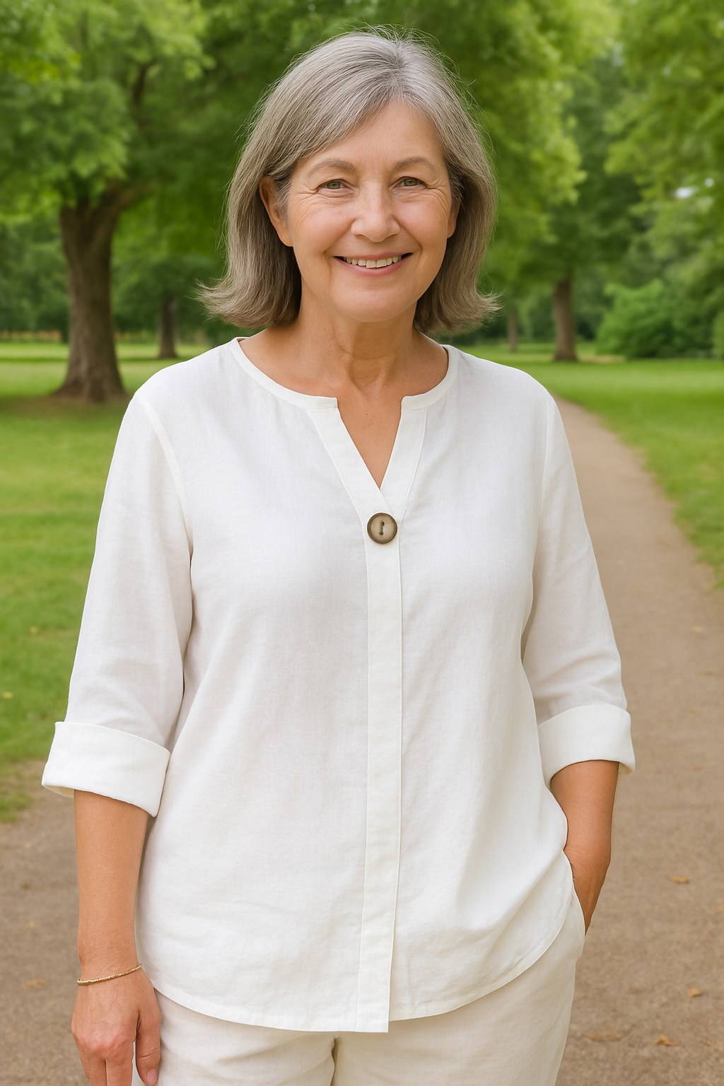 Grace | Blouse - Light. Flattering. Made for real women