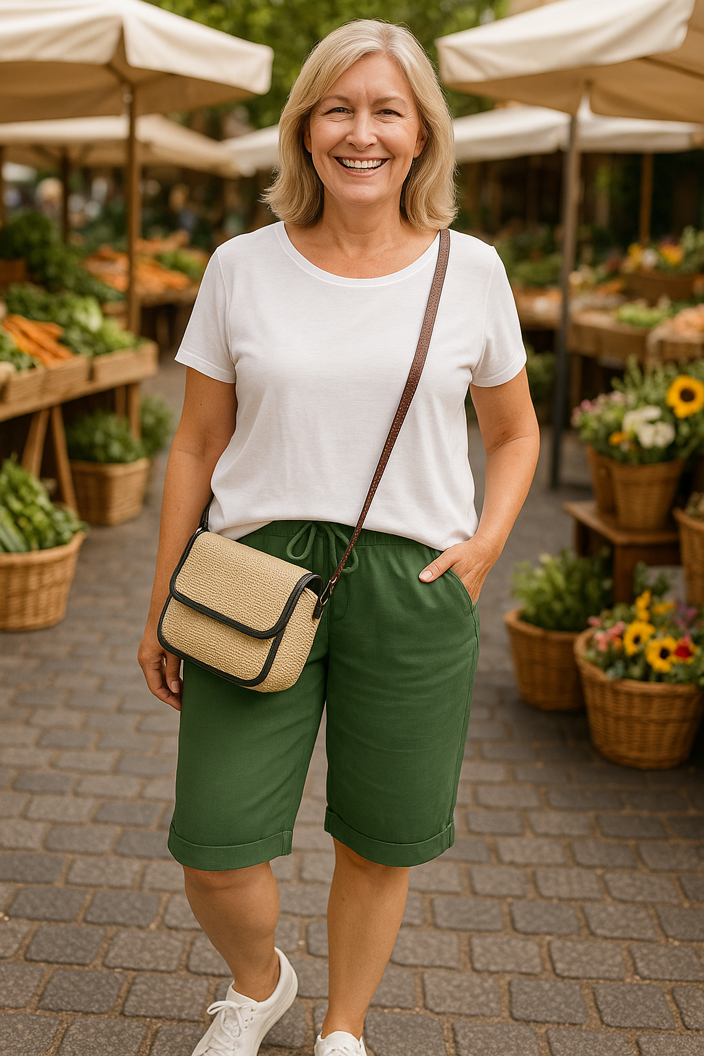 Margaret | Cotton Comfort Shorts – Flattering fit. Effortless everyday style.