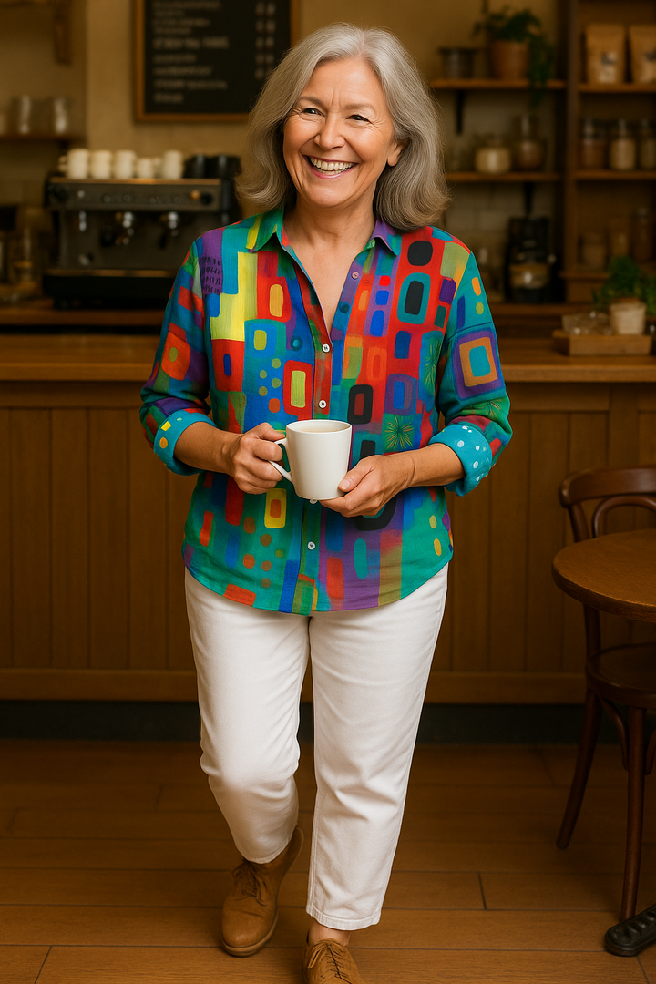 Ambrosine | Artistic Blouse - Effortless, Unapologetically You