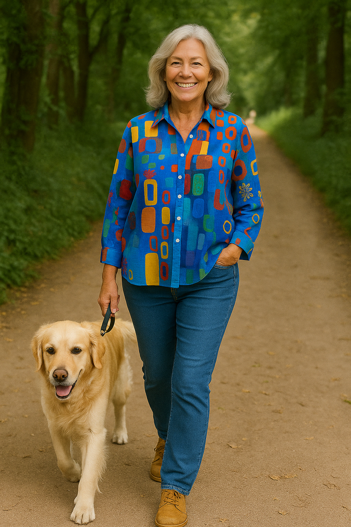 Ambrosine | Artistic Blouse - Effortless, Unapologetically You
