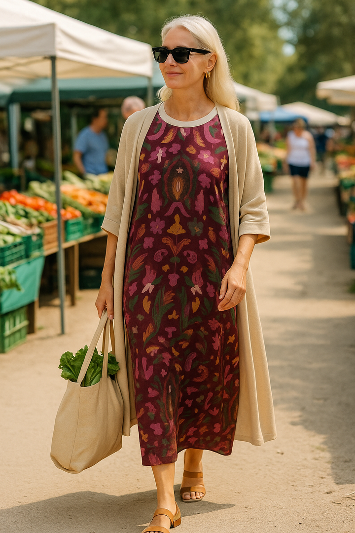 Mary | Flow Dress Ensemble – Where Comfort Meets Confidence