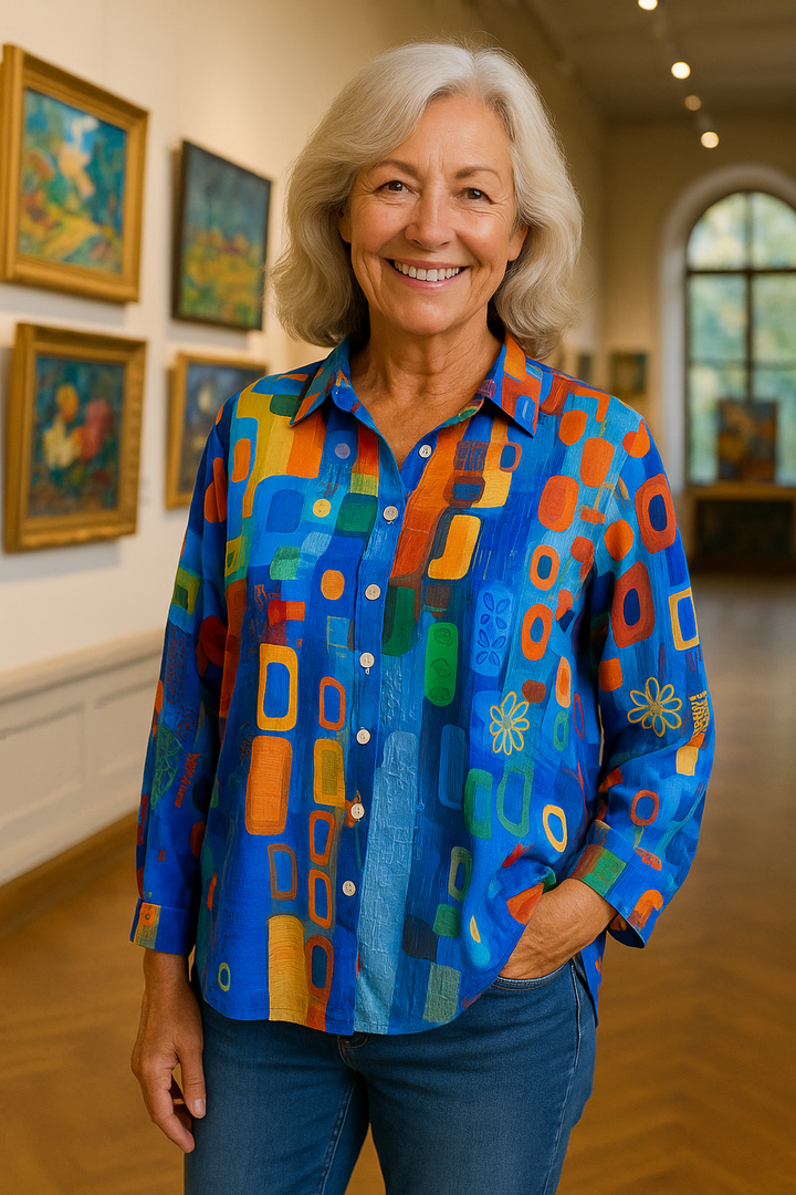 Ambrosine | Artistic Blouse - Effortless, Unapologetically You