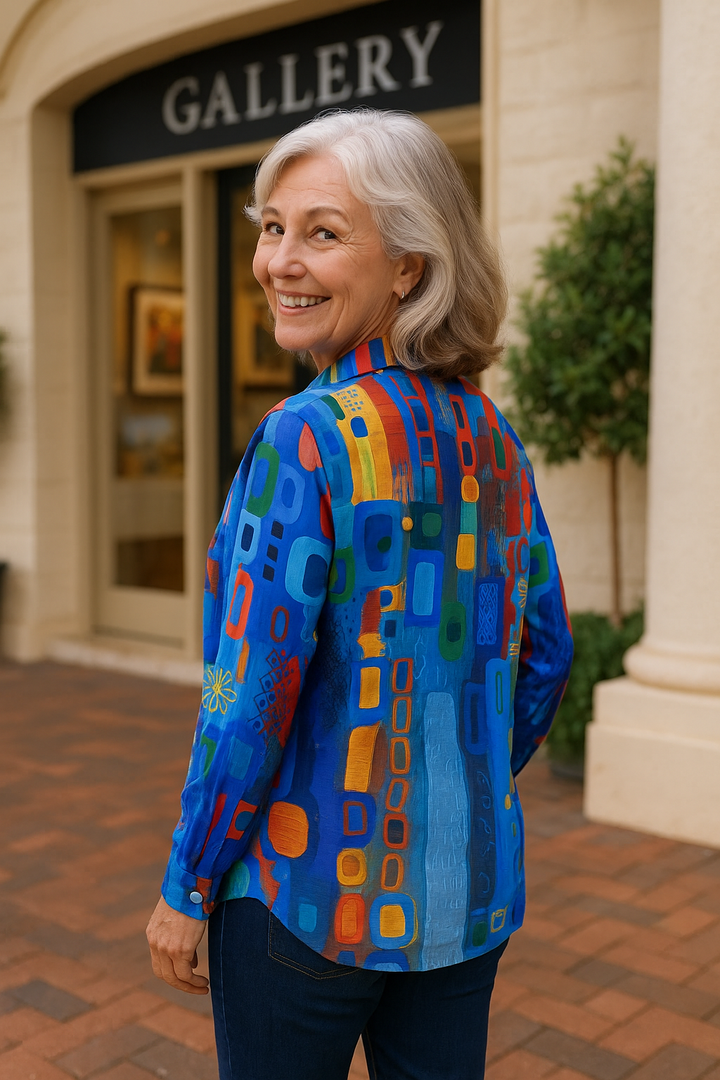 Ambrosine | Artistic Blouse - Effortless, Unapologetically You