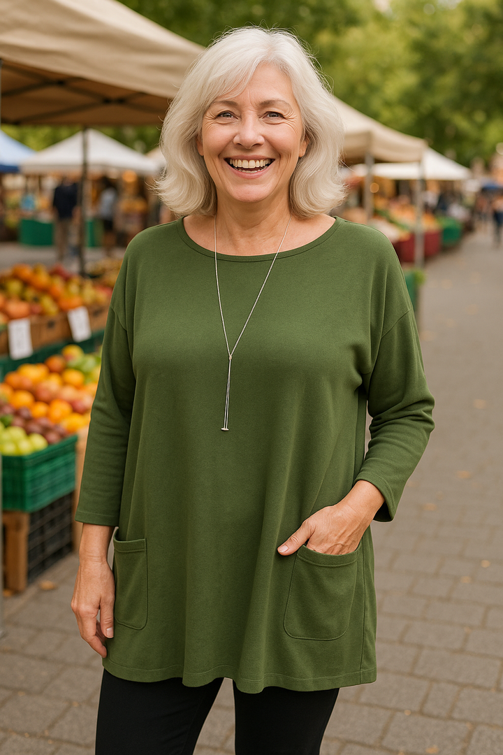Brigid | Everyday Tunic – Effortless Elegance with Practical Pockets