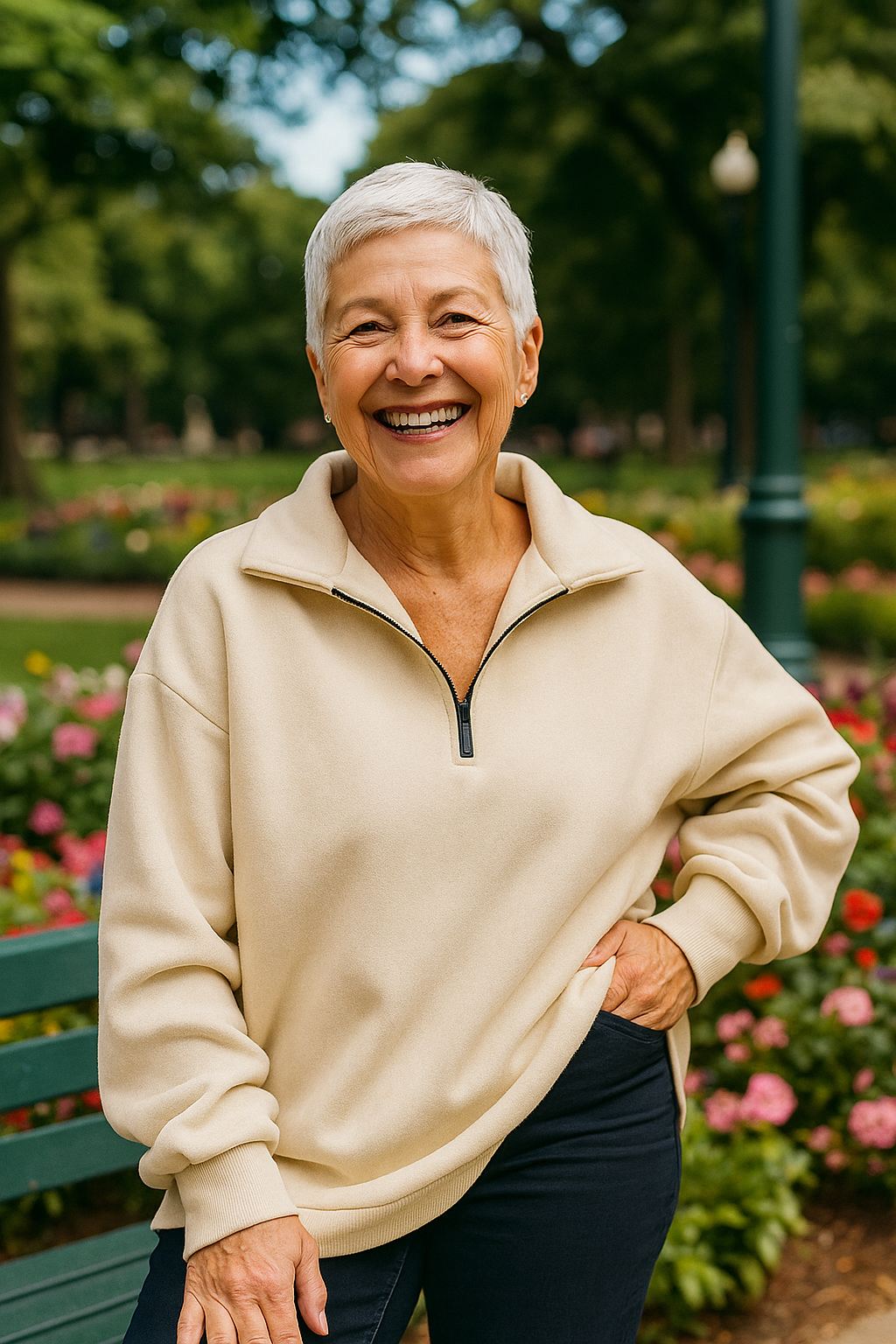 Brontë Quarter-Zip Knit