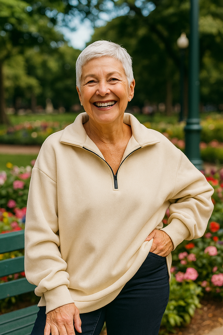 Brontë Quarter-Zip Knit