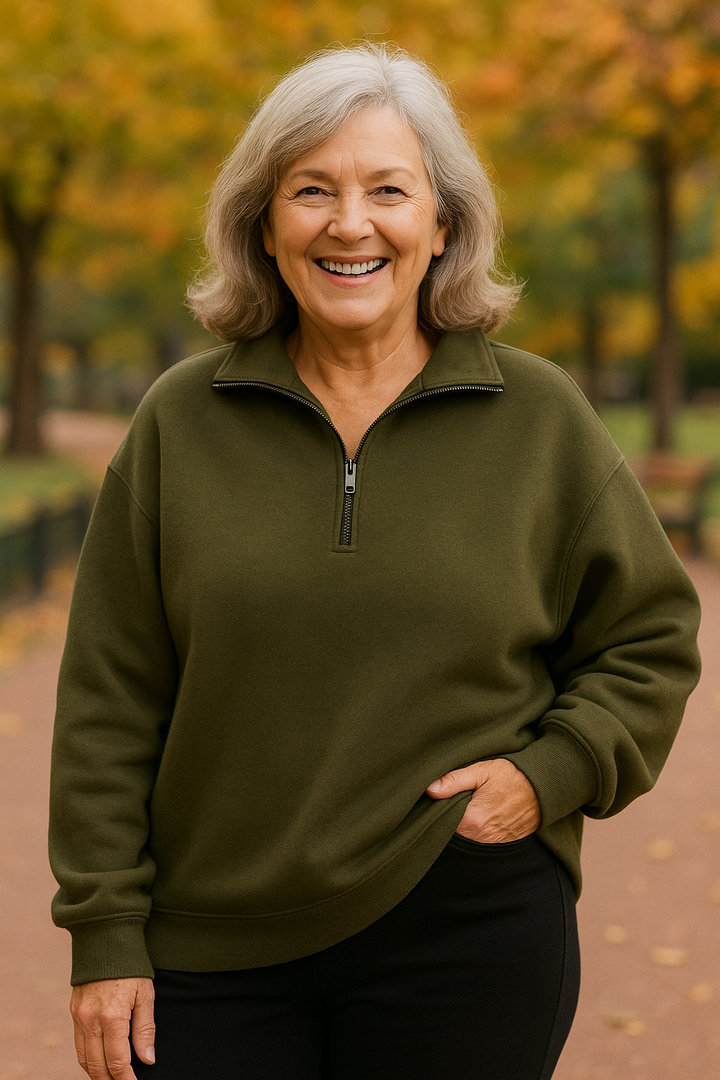 Brontë Quarter-Zip Knit