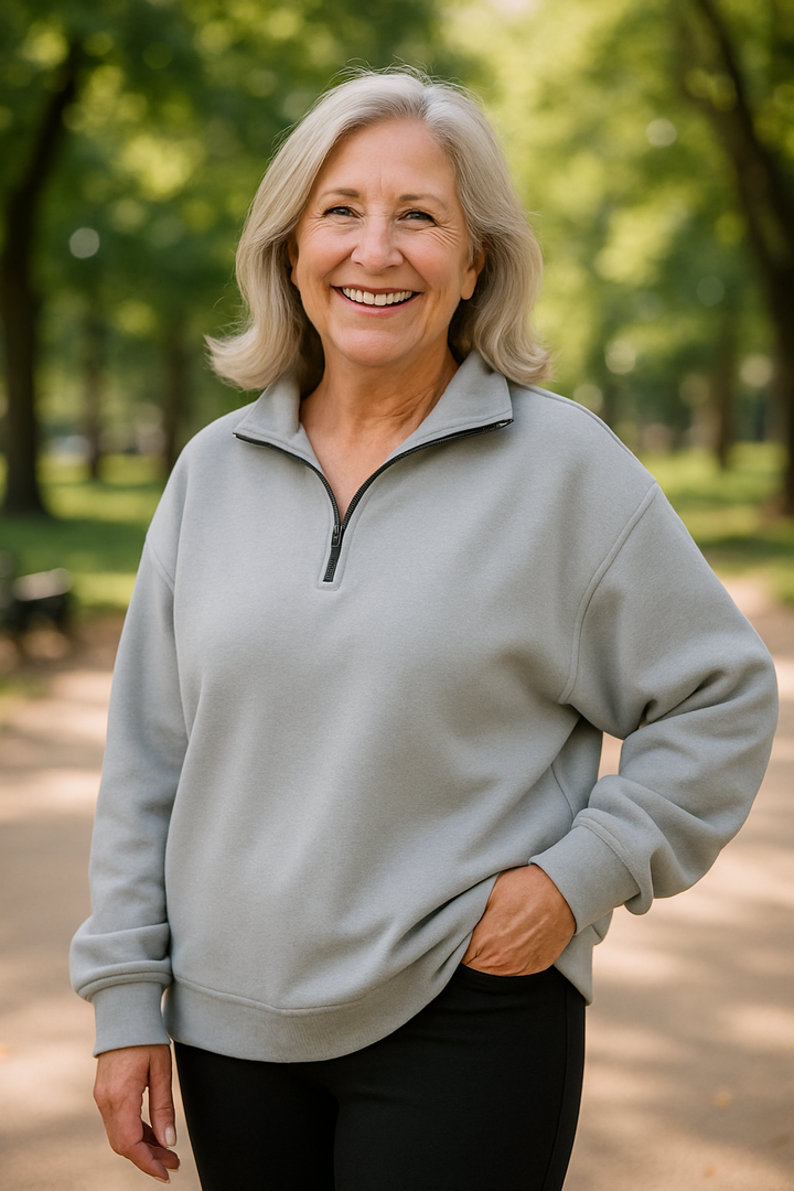 Brontë Quarter-Zip Knit
