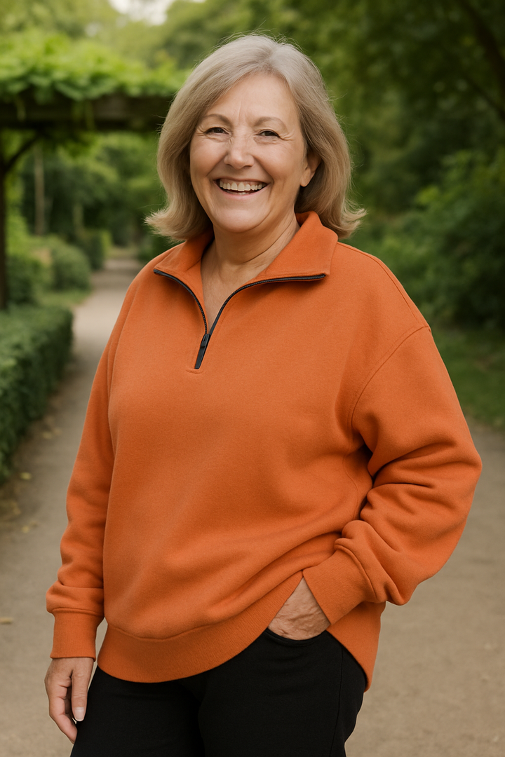 Brontë Quarter-Zip Knit