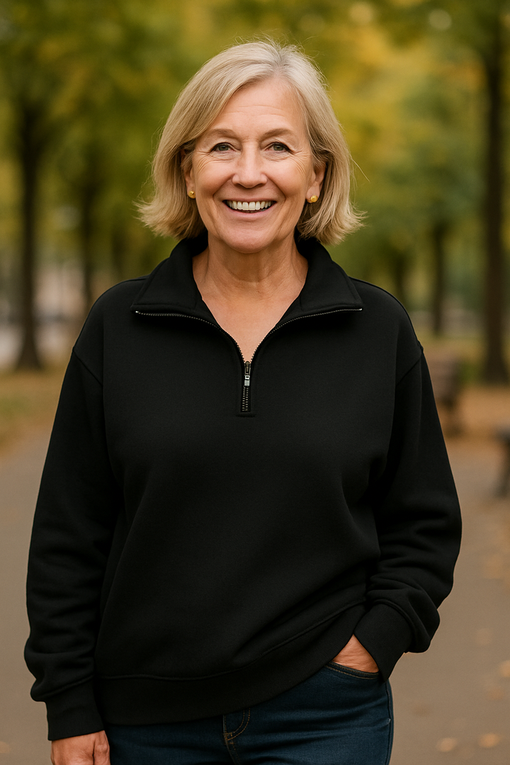 Brontë Quarter-Zip Knit