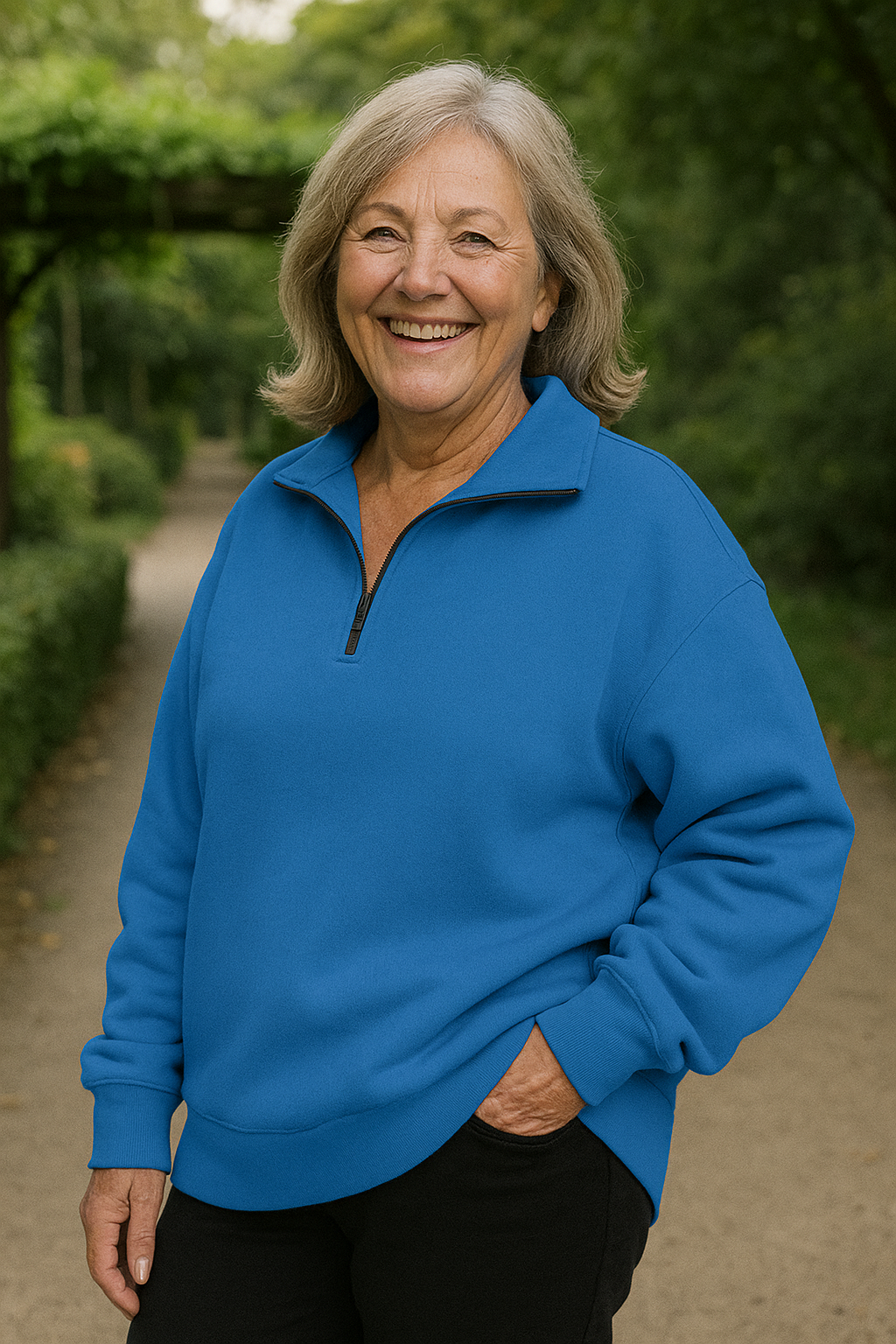 Brontë Quarter-Zip Knit