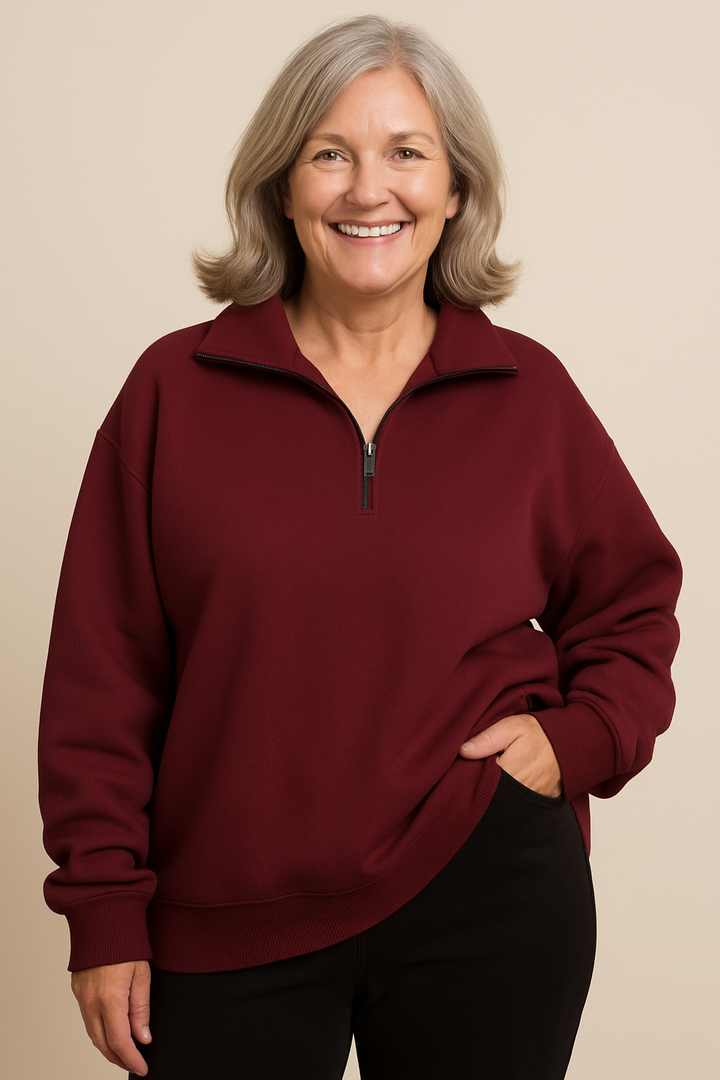 Brontë Quarter-Zip Knit