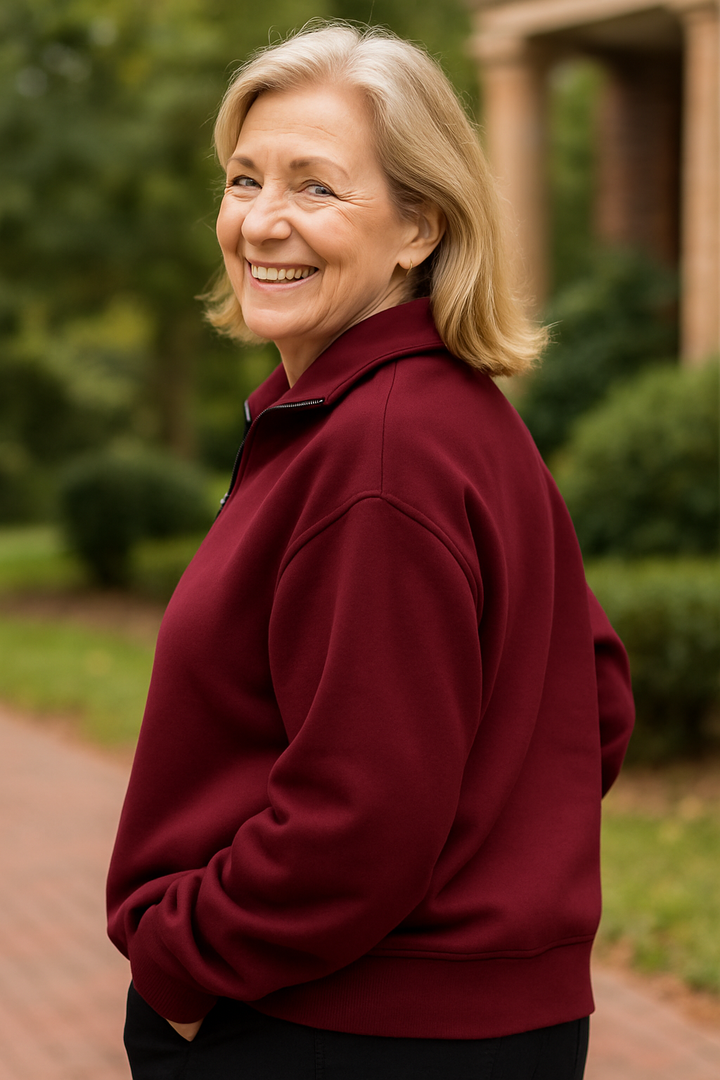 Brontë Quarter-Zip Knit
