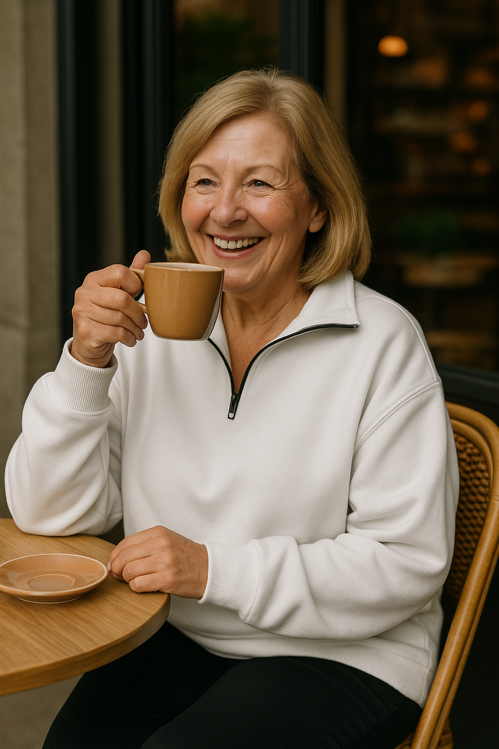 Brontë Quarter-Zip Knit