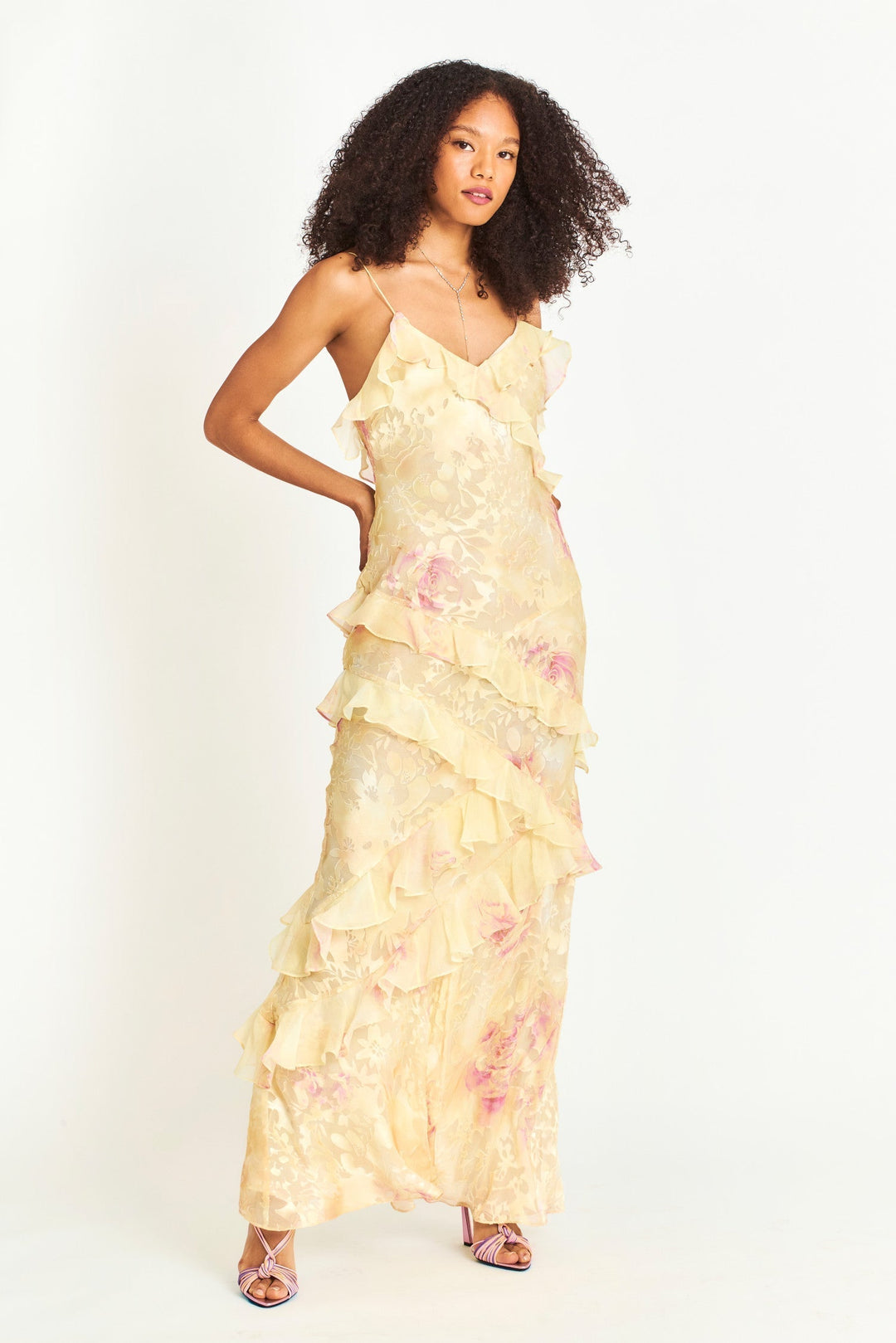 Marion | Ruffle Maxi Dress