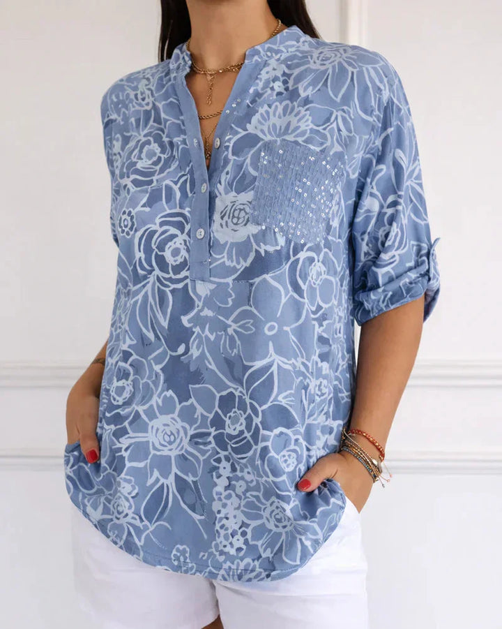 Imogen | Elegant Blouse with Pocket