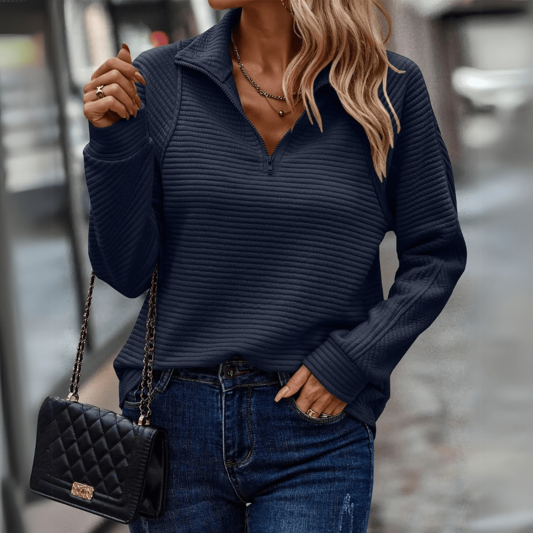 Blythe | Chic Half-Zip Pullover