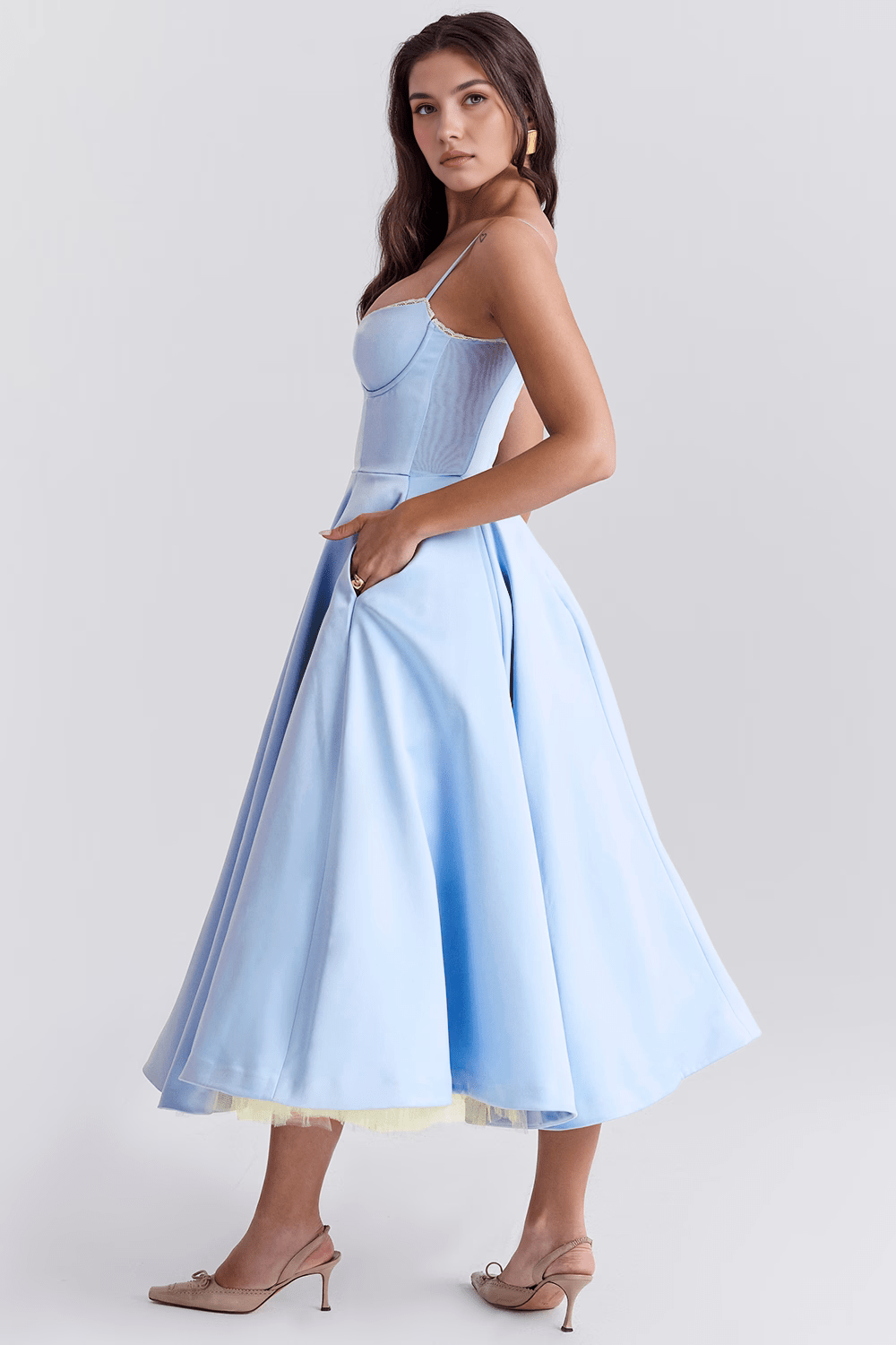 Elisa | Kleid in Midilänge