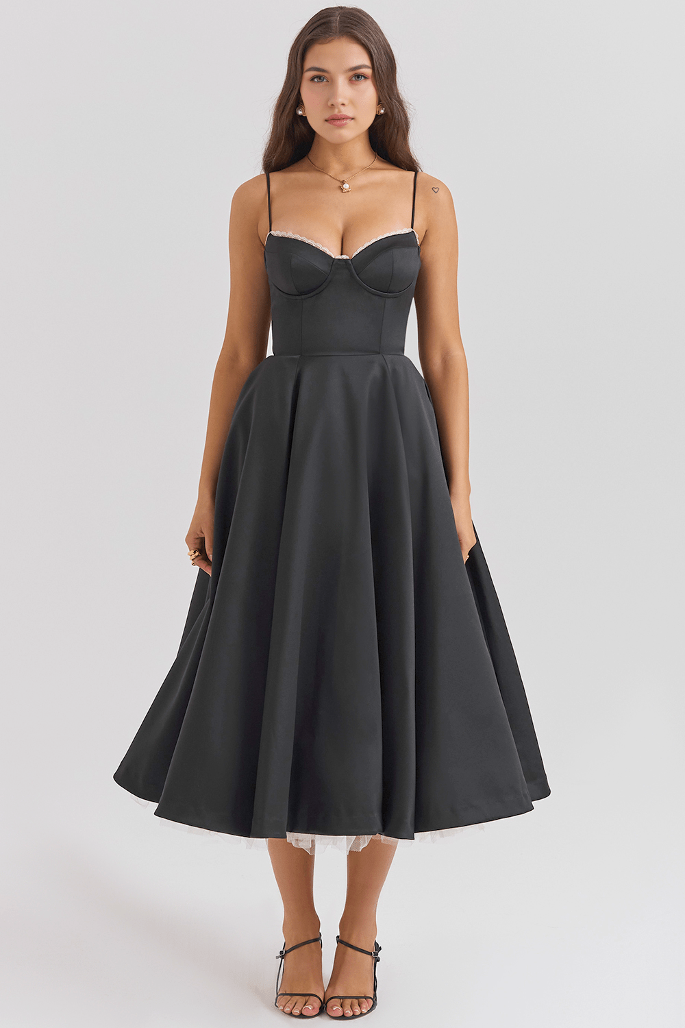 Elisa | Kleid in Midilänge