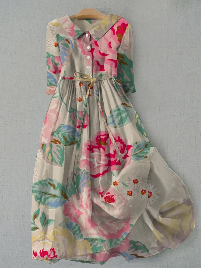 Eirlys – Graceful Floral Dress