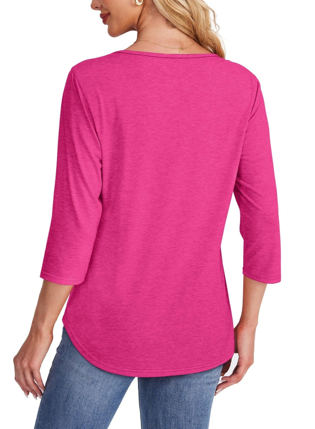 Antoinette | Pleated 3/4 Sleeve Top