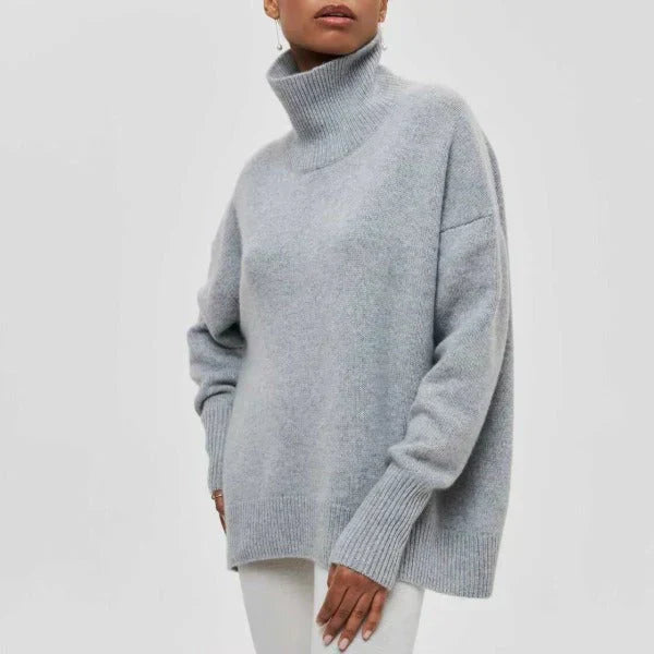 Nora | Soft Knit polo neck Sweater