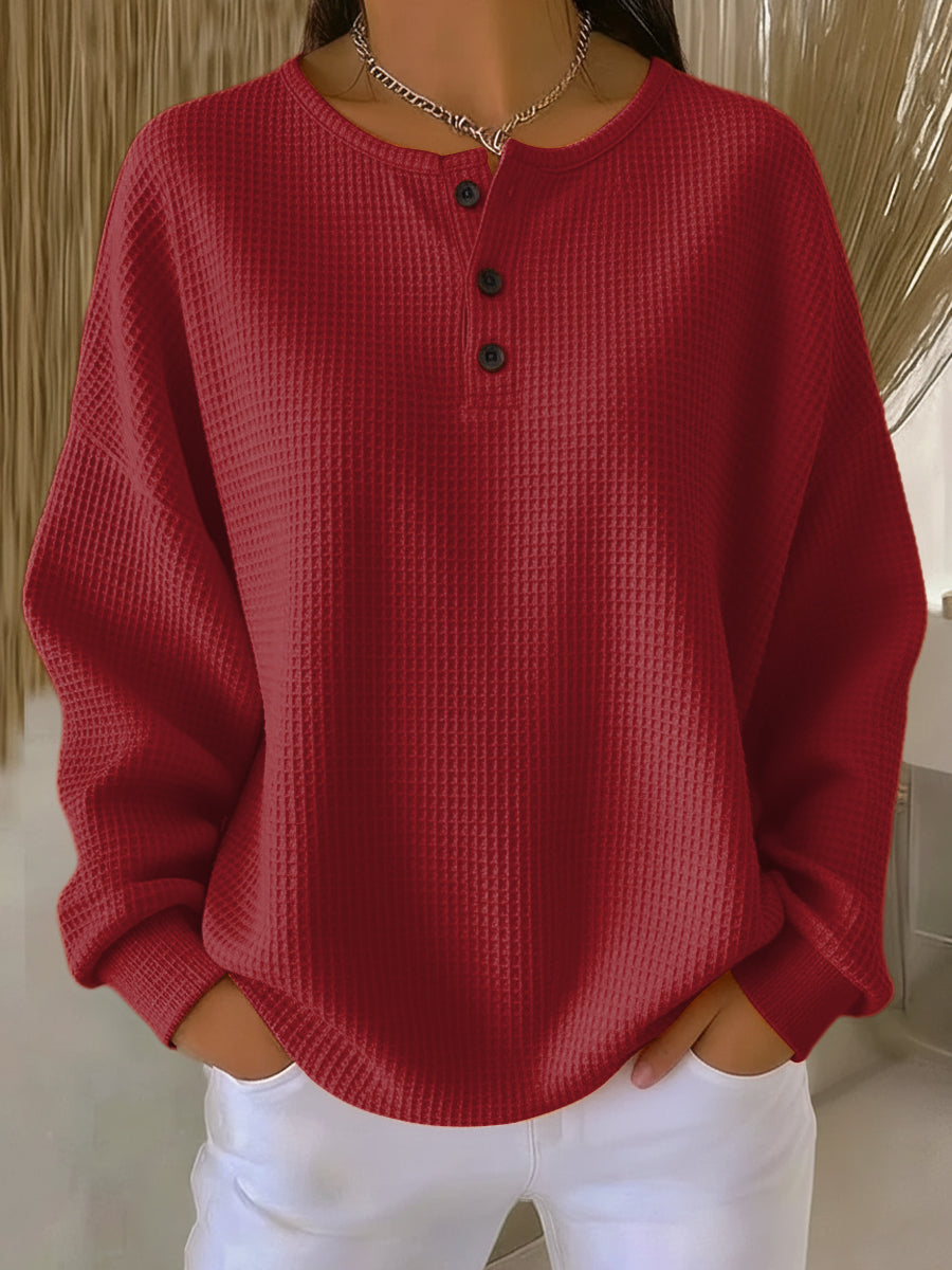 Nadine™ | Waffle Knit Cosy Jumper