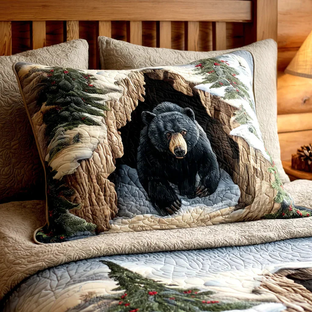 Quilt-Kissenbezug mit Festtagsdesign