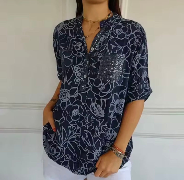 Imogen | Elegant Blouse with Pocket