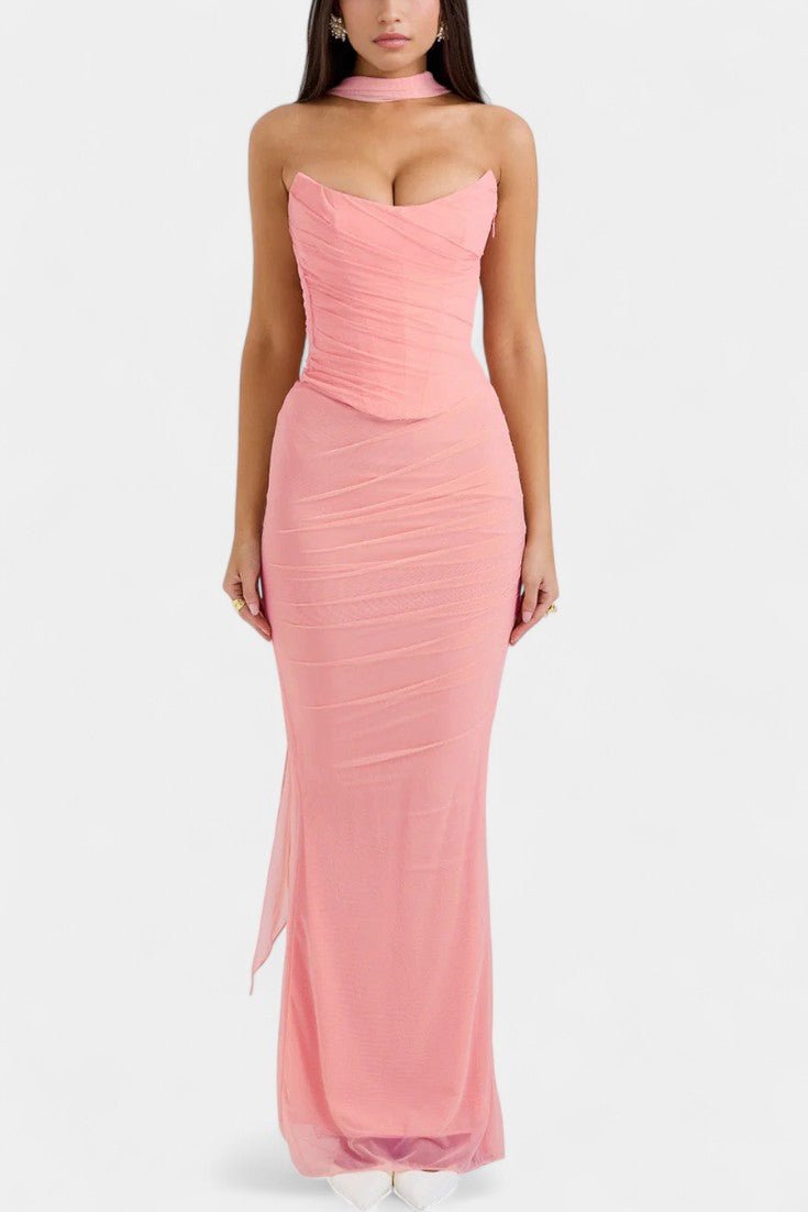 Ida | Kleid mit dekorativem Netzstoff