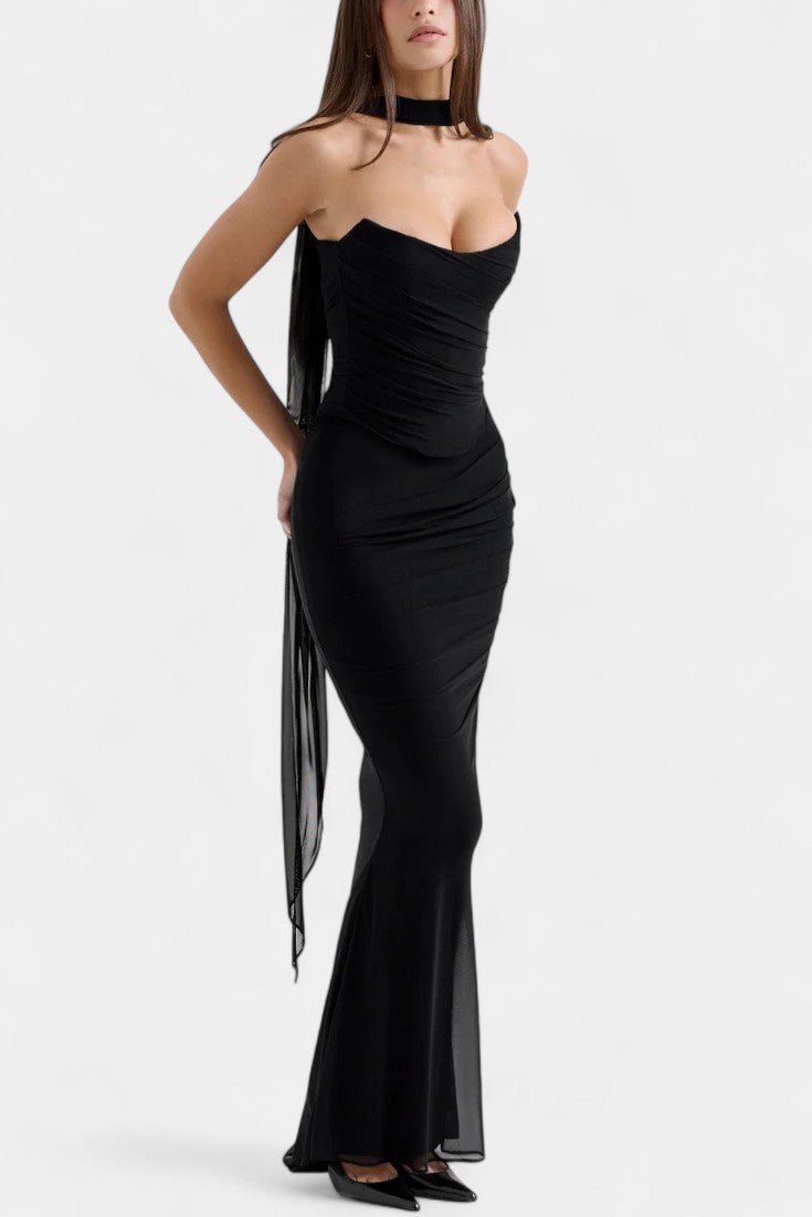 Ida | Kleid mit dekorativem Netzstoff