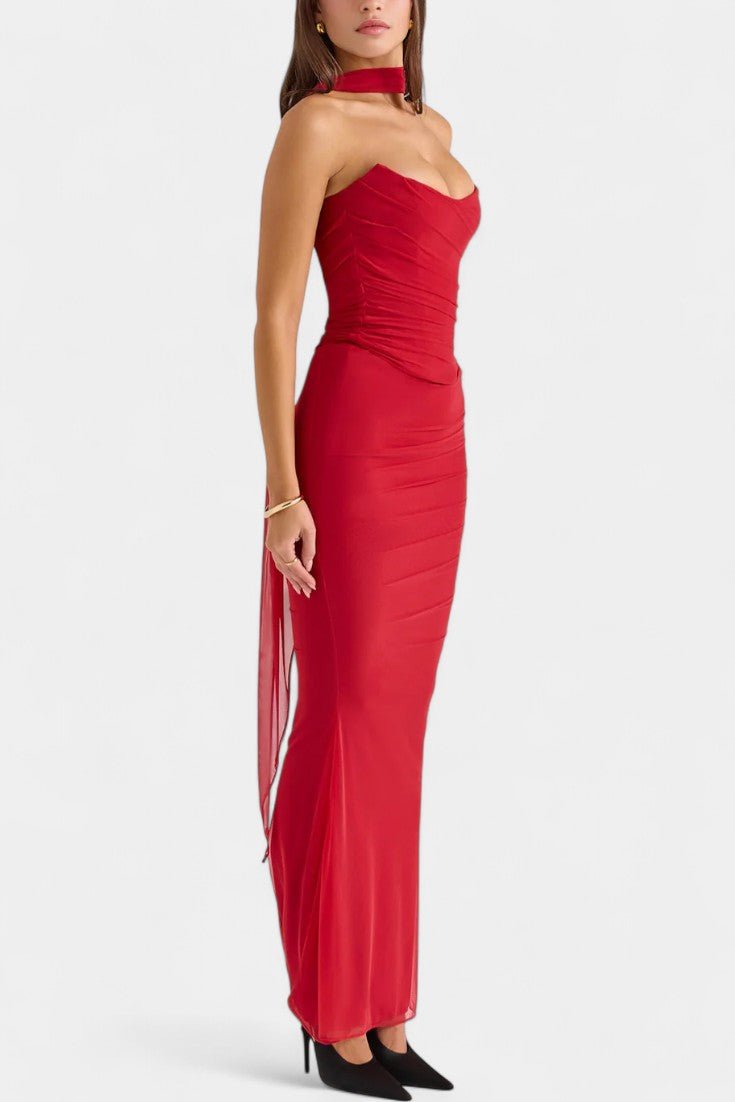 Ida | Kleid mit dekorativem Netzstoff