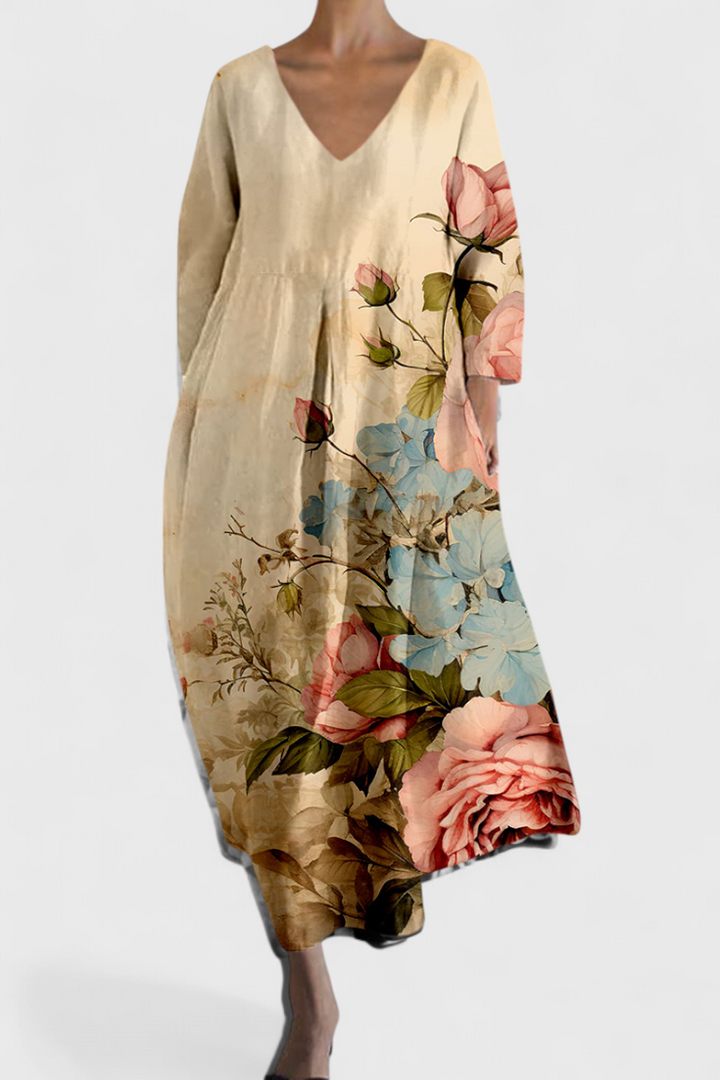Beatrix | Comfortable V-neck Dress