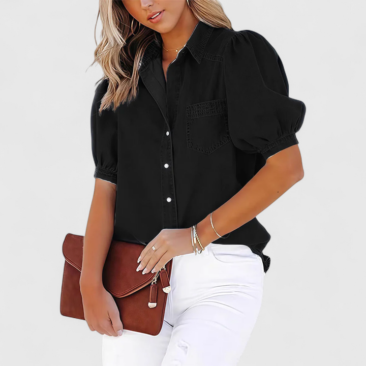 Mellisande | Relaxing Blouse with Puff Sleeves