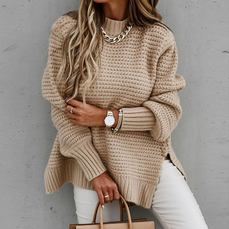 Brianna | Luxe Textured Knit Pullover - Comfort & Elegance