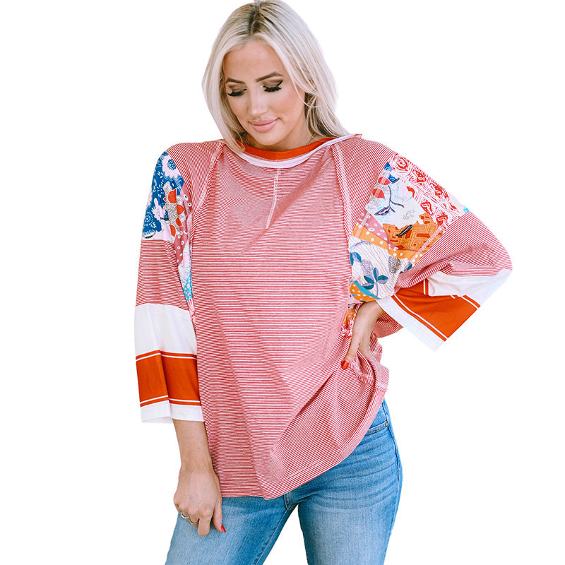 ARDIS™ – Lightweight Patchwork Batwing Top