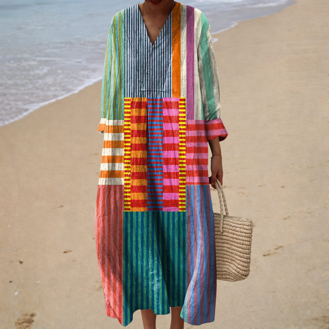 Myra Printed Summer Dress