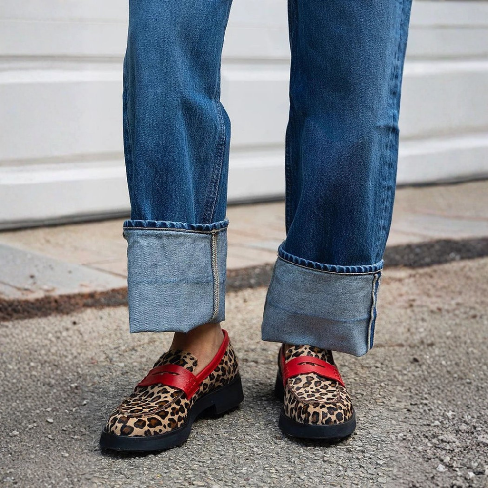 Kitty | colour Block Loafers