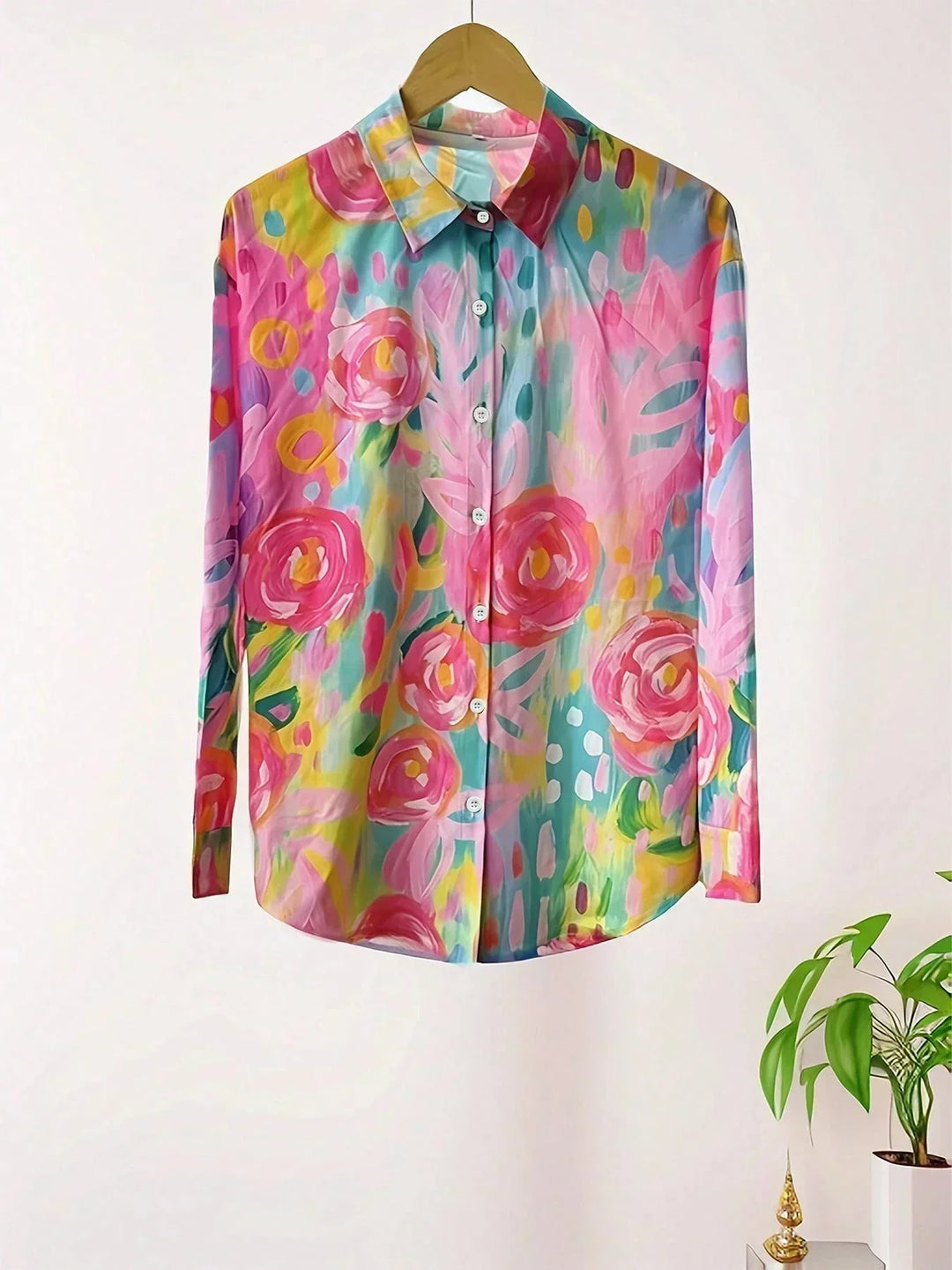 Helena | Colourful Pattern Blouse