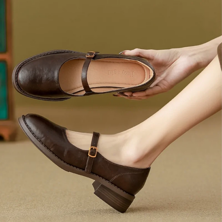 Barbara | Timeless Leather Mary Jane Comfort Shoes
