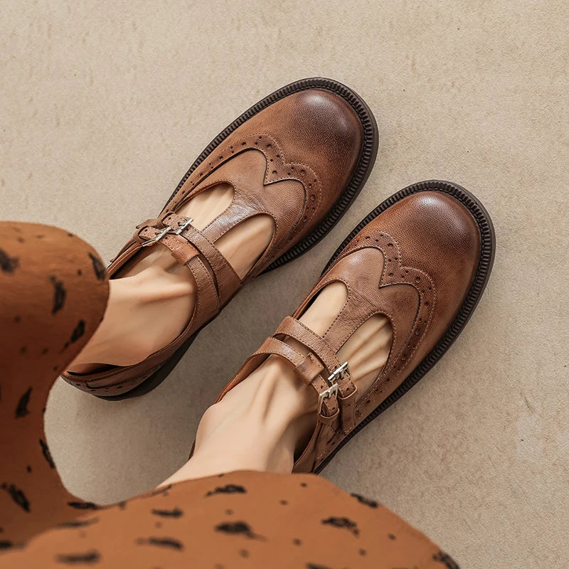 Kyra | Classic Leather Mary Jane Shoes